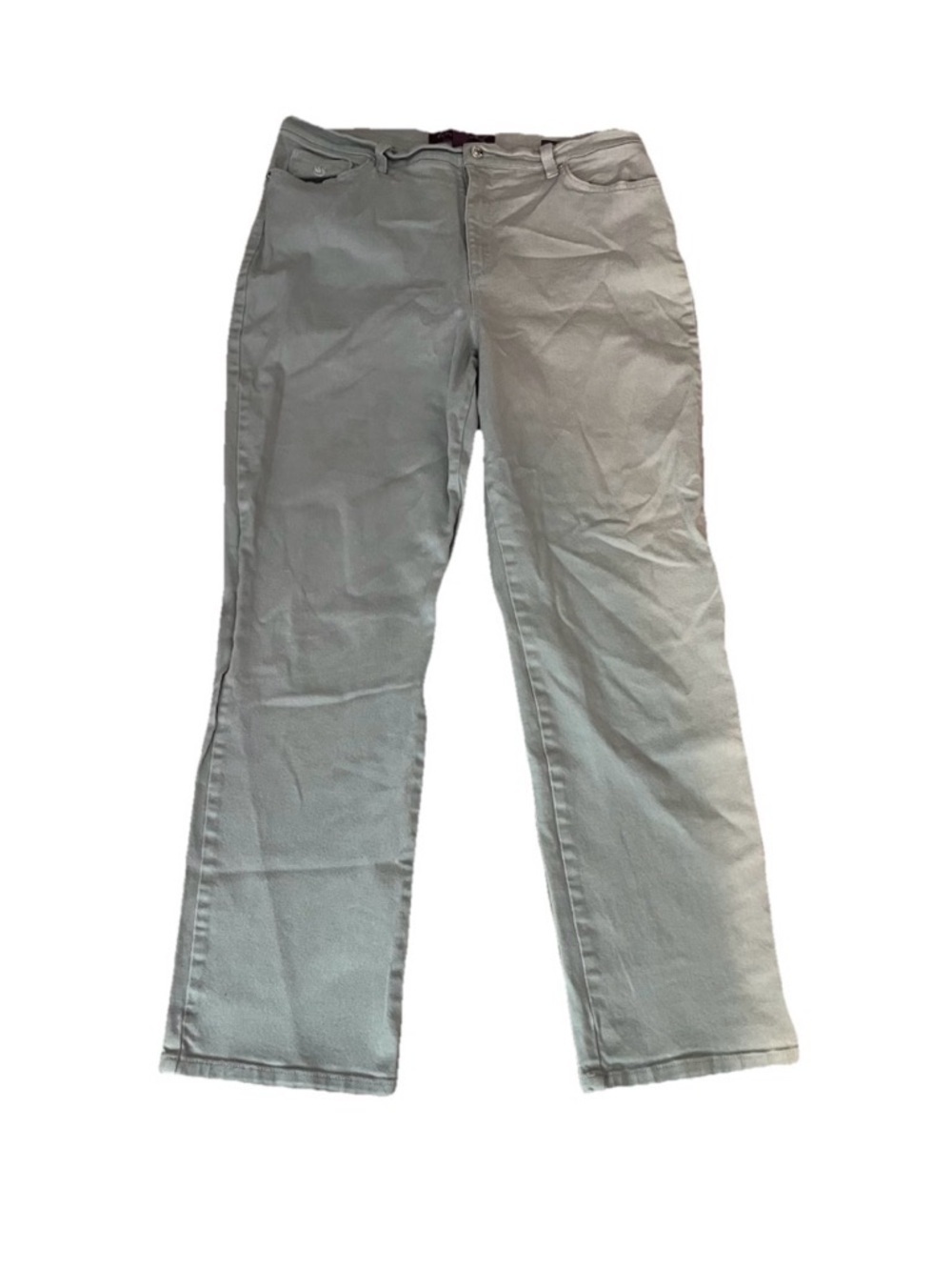 Gloria Vanderbilt Women’s Denim Jeans Size 14 Amanda Straight Grey